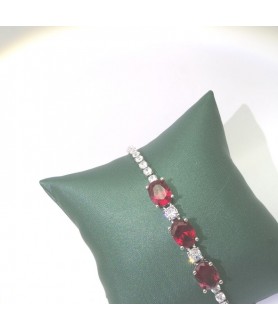 Natural Ruby/Emeral with full jewel bracelet