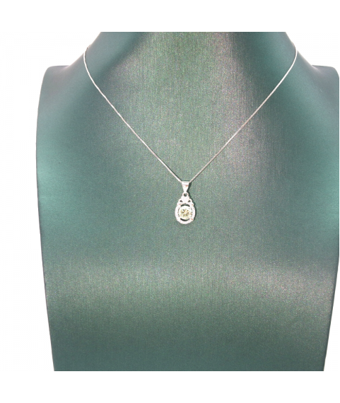 Love oval mosan Pendant