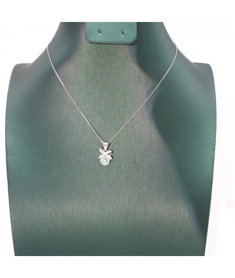 Irregular bow mosan Pendant