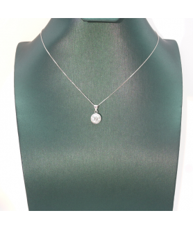 Double layer simple round mosan Pendant