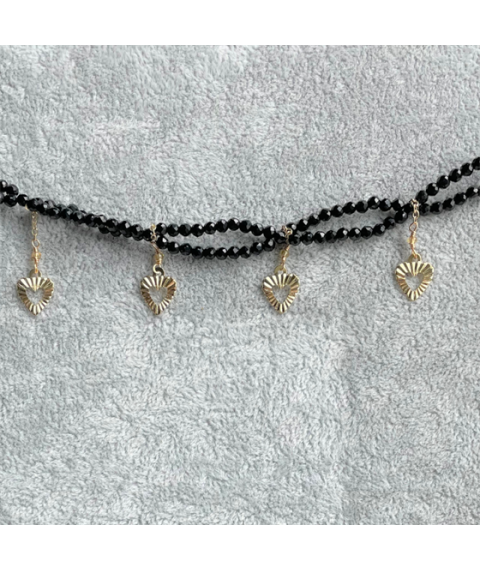 Faceted Black Spinel Necklace