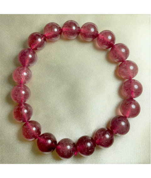 Strawberry crystal bracelet