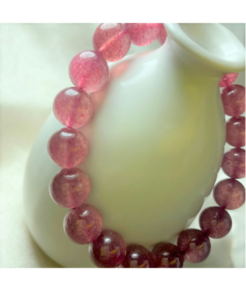 Strawberry crystal bracelet