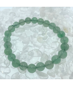 Green strawberry crystal bracelet