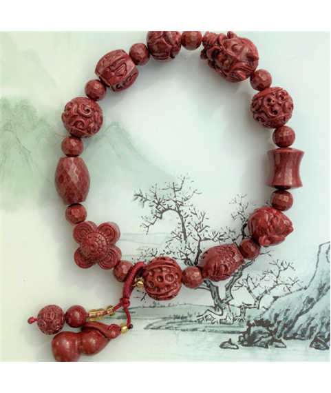 Angelica polymorpha maxim multi treasure gourd bracelet