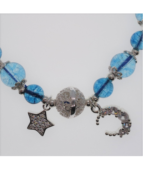 Blue asay crystal bracelet