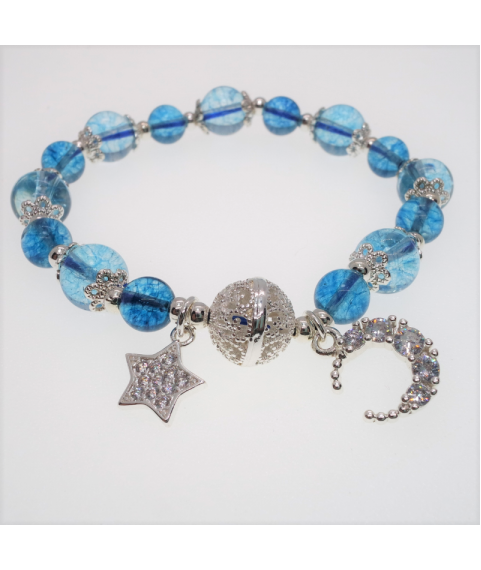 Blue asay crystal bracelet