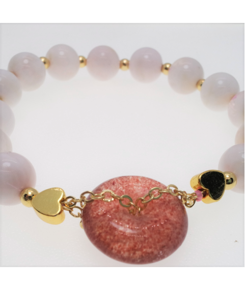 Rose phantom crystal bracelet