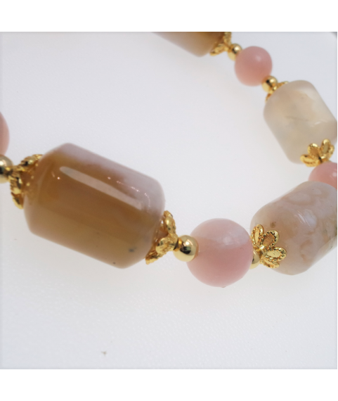 Sakyar agate crystal bracelet