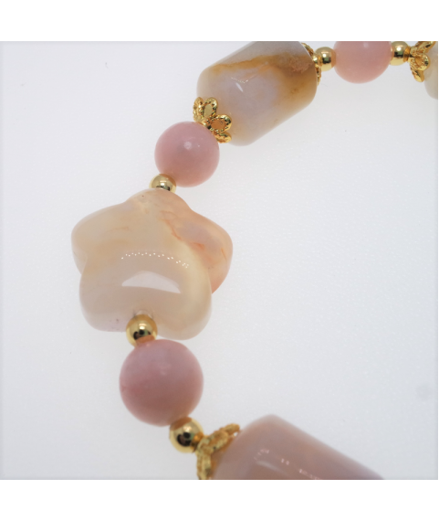 Sakyar agate crystal bracelet