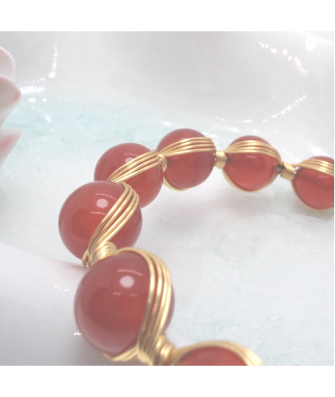 Agate openging crystal bracelet