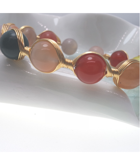 Agate openging crystal bracelet